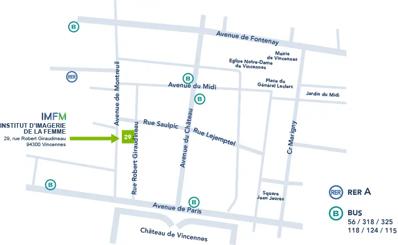 Plan Institut Imagerie de la Femme-IMFM